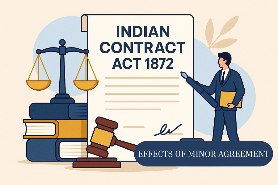Indian Contract Act 1872 : Legal position of Agreement with Minor