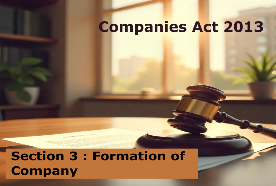 Formation of Company under Companies Act 2013