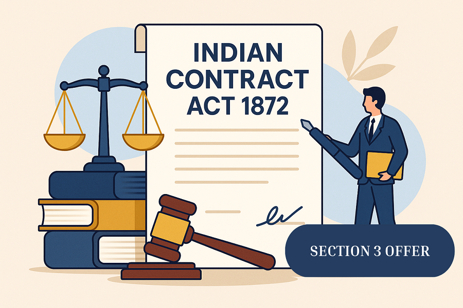 Indian Contract Act 1872 : Section 3 Offer